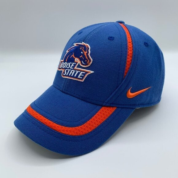 Boise State Broncos NCAA Blue Nike Adjustable Strapback Hat - Picture 1 of 7
